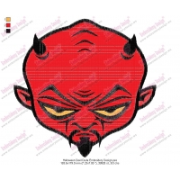 Halloween Devil Dude Embroidery Design